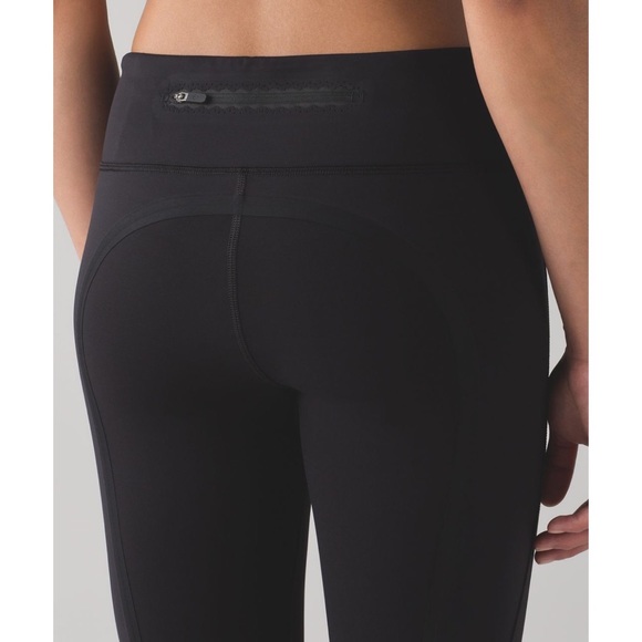 Lululemon On Track Crop (19") Black Luxtreme - Picture 3 of 15